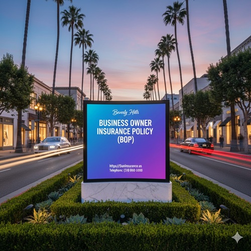 Business Owner Insurance Policy BOP in Beverly Hills