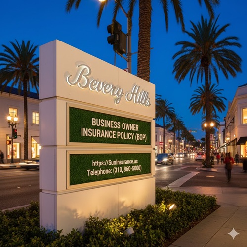 Business Owner Insurance Policy BOP in Beverly Hills