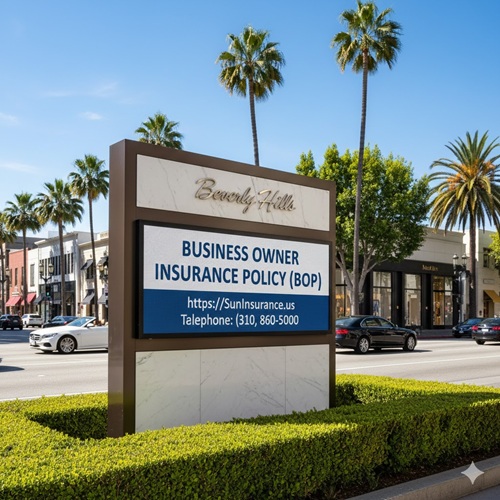 Business Owner Insurance Policy BOP in Beverly Hills