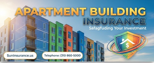 Illustration of Industrial Apartment Building Crime Damage Insurance