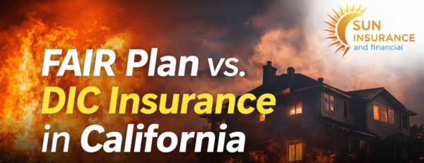 California FAIR Plan fire insurance coverage for high wildfire risk homes explained by SunInsurance.us
