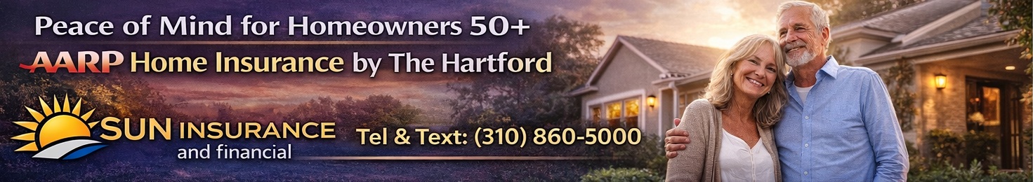 Senior couple protected with AARP homeowners insurance by The Hartford