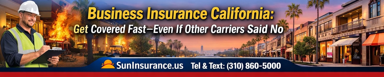 Fast Business Insurance California quotes for companies in Los Angeles, Orange County, Riverside, San Bernardino, and Southern California