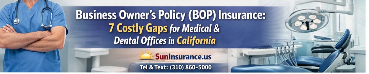 Business Owner’s Policy (BOP) Insurance: 7 Costly Coverage Gaps for Medical & Dental Offices in California
