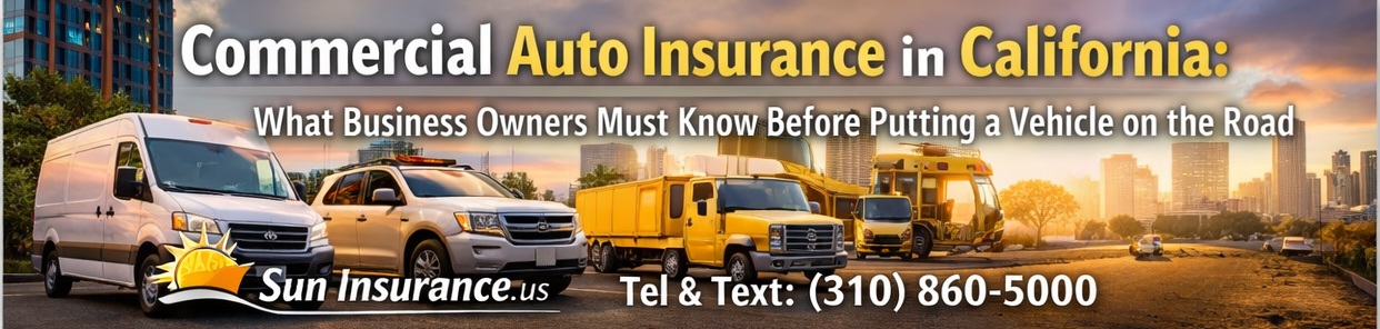 Commercial Auto Insurance in California: What Business Owners Must Know Before Putting a Vehicle on the Road