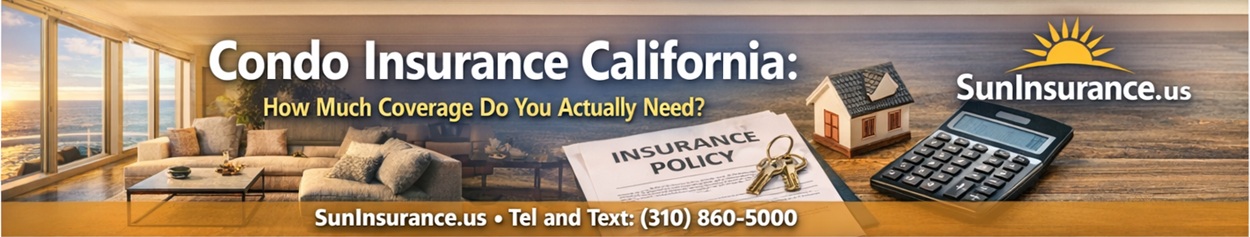 Condo Insurance California: How Much Coverage Do You Actually Need? Condo Insurance California coverage guide for Irvine, Malibu, and Southern California including personal property and rebuild cost protection