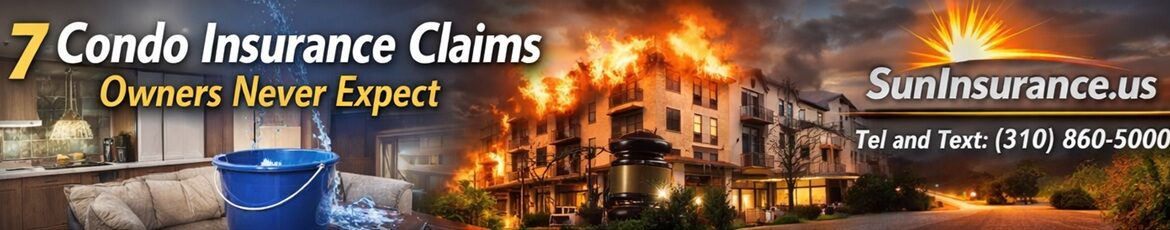 Water damage condo insurance claim illustrating why Condo Insurance in California protects condo owners in Los Angeles, Beverly Hills, Santa Monica, and West Hollywood