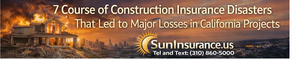 Course of Construction Insurance: 7 Disasters That Led to Major Losses in California Projects Course of Construction Insurance: 7 Disasters That Led to Major Losses in California Projects