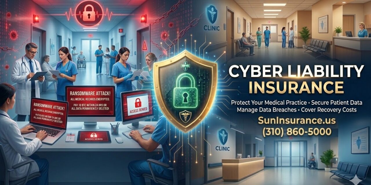 Cyber Liability Insurance for Medical and Dental offices in California