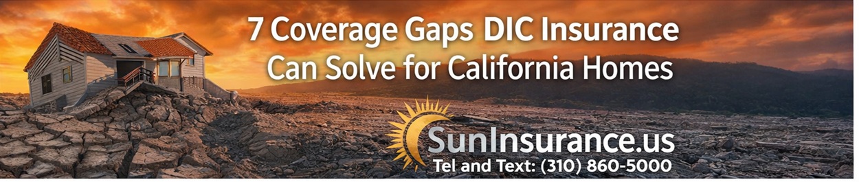 DIC Insurance California: 7 Coverage Gaps It Solves for California Homes DIC Insurance California: 7 Coverage Gaps It Solves for California Homes