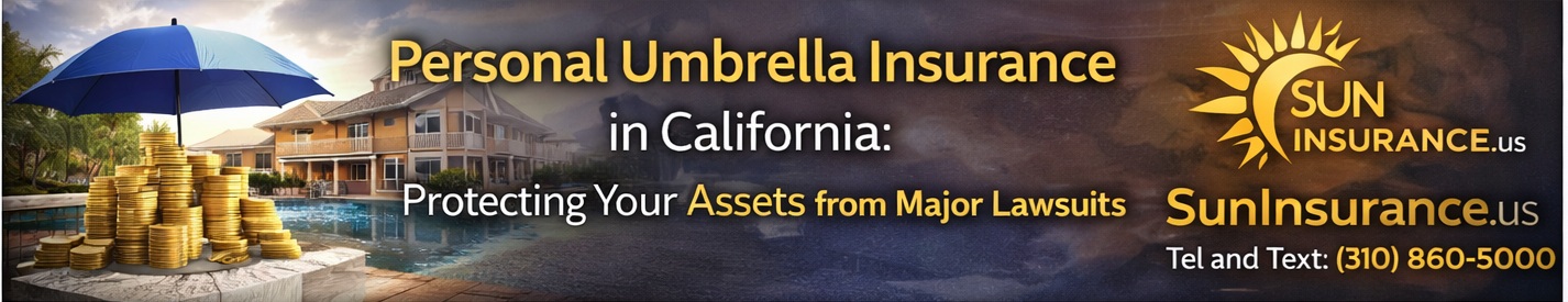 High limit liability protection with personal umbrella insurance California for homeowners and landlords