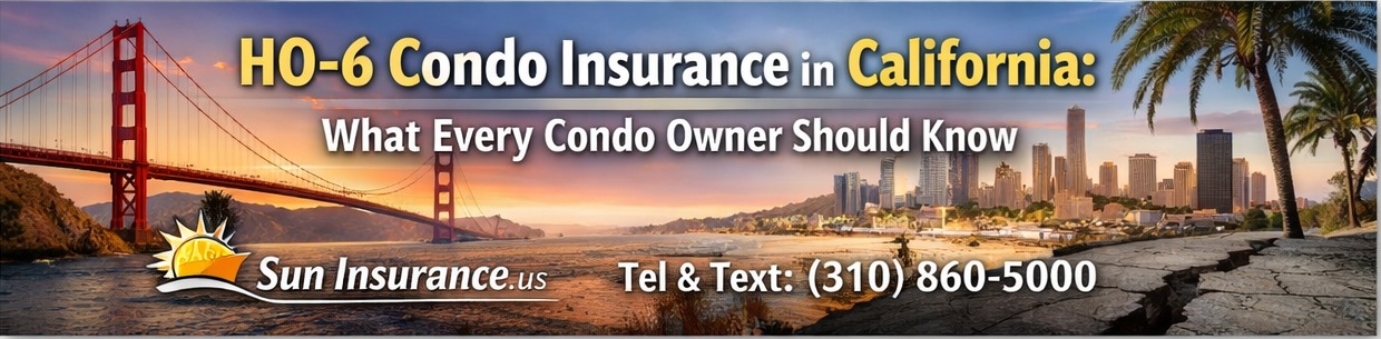 HO-6 condo insurance in California protecting urban condo owners in Los Angeles and major California cities