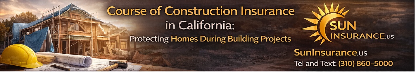 Insurance for homes under construction California protecting building projects from fire theft and vandalism