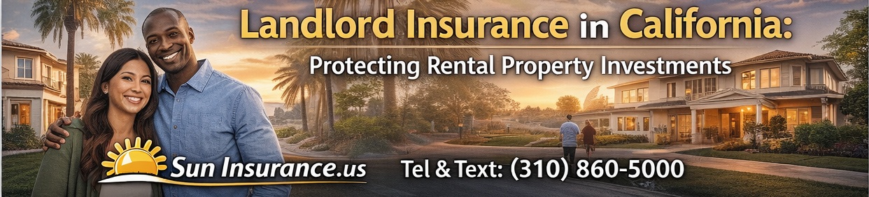 Landlord insurance in California protecting residential rental investments and income properties