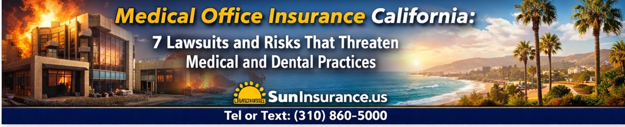 Medical Office Insurance California: 7 Lawsuits and Risks That Threaten Medical and Dental Practices Medical office insurance California covering fire damage and business interruption for clinics in Malibu, Irvine, Los Angeles, Beverly Hills, and Santa Monica