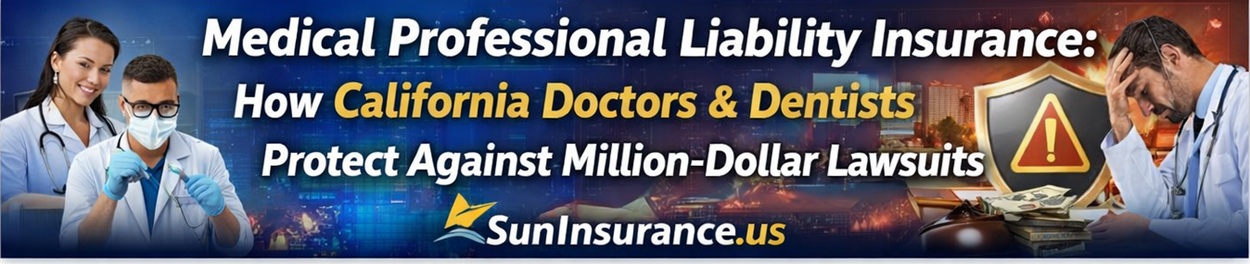 Medical Professional Liability Insurance: How California Doctors & Dentists Protect Against Million-Dollar Lawsuits Medical professional liability insurance California financial and risk protection for doctors and dentists in Los Angeles Beverly Hills Santa Monica West Hollywood Irvine Santa Ana Pasadena Glendale Malibu Torrance Long Beach Pomona San Bernardino Riverside