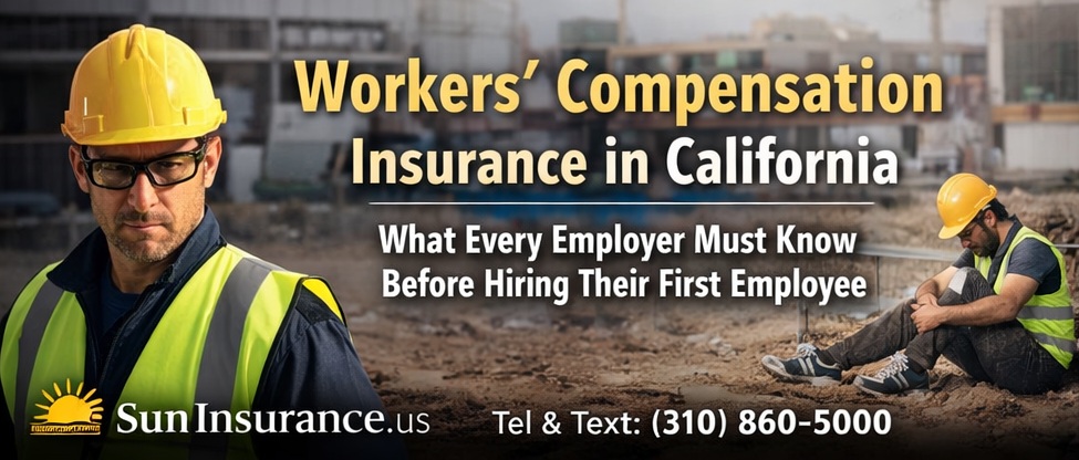 Workers’ compensation insurance for construction workers and employers in California protecting businesses from workplace injury claims.