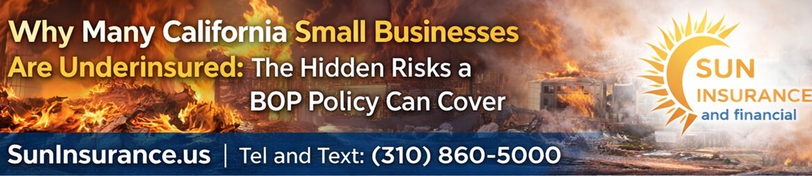 Why many California small businesses are underinsured and how BOP insurance helps protect against fire damage and financial loss