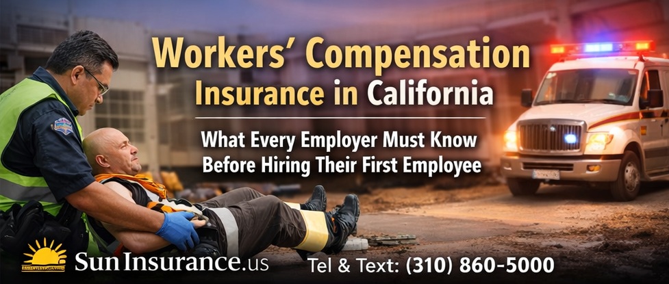 Workplace injury emergency illustrating why workers’ compensation insurance is required for employers in California.