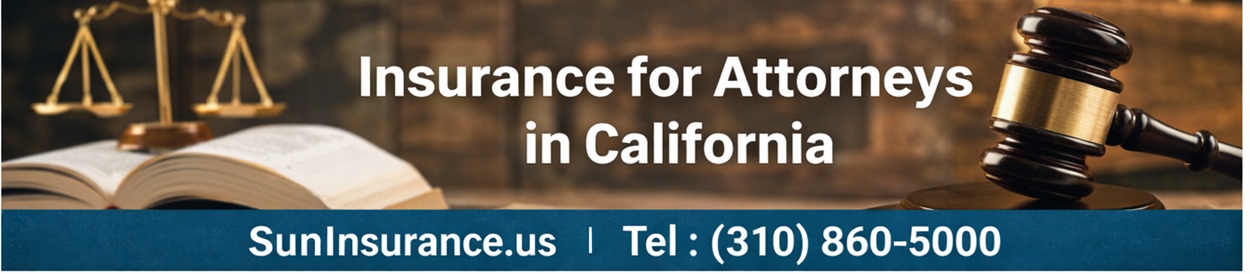 Insurance for Attorneys in California Attorney insurance coverage in California for law firms in Santa Ana, Pasadena, Glendale, Malibu, and Torrance including malpractice, general liability, and umbrella protection.