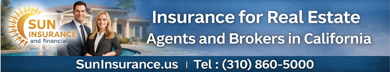 Insurance for Real Estate Agents and Brokers in California Insurance for real estate agents and brokers in California serving Los Angeles, Beverly Hills, Santa Monica, West Hollywood, and Irvine with E&O, liability, and business insurance solutions.
